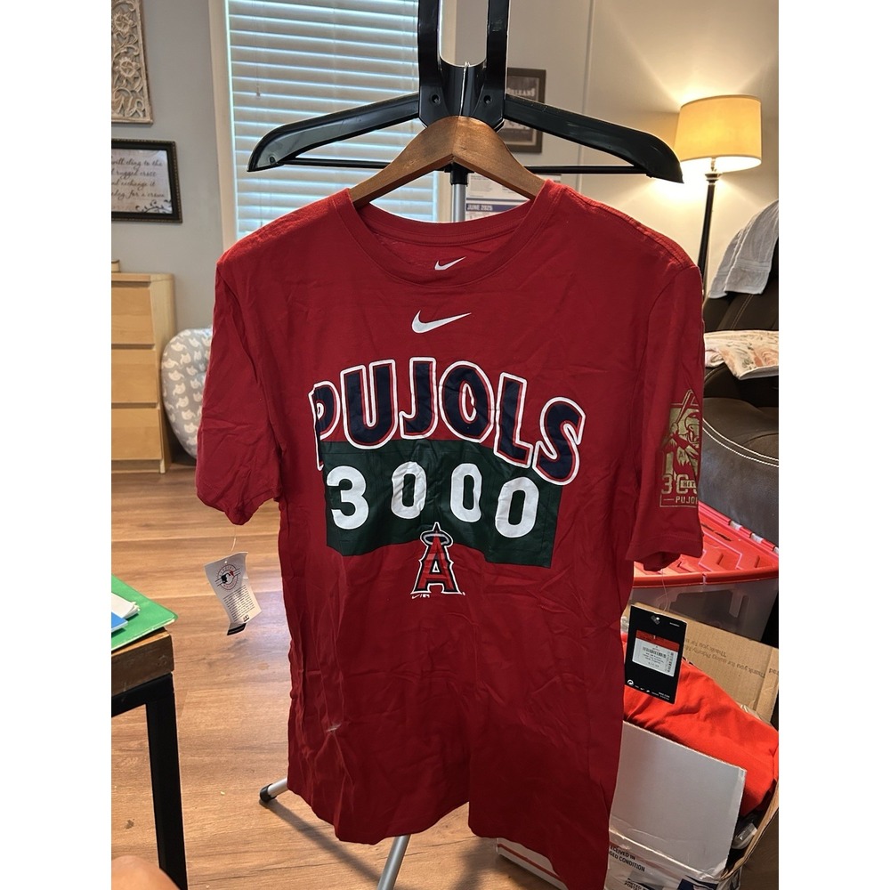 Albert Pujols 3000 Hit Nike Large T Shirt NWT